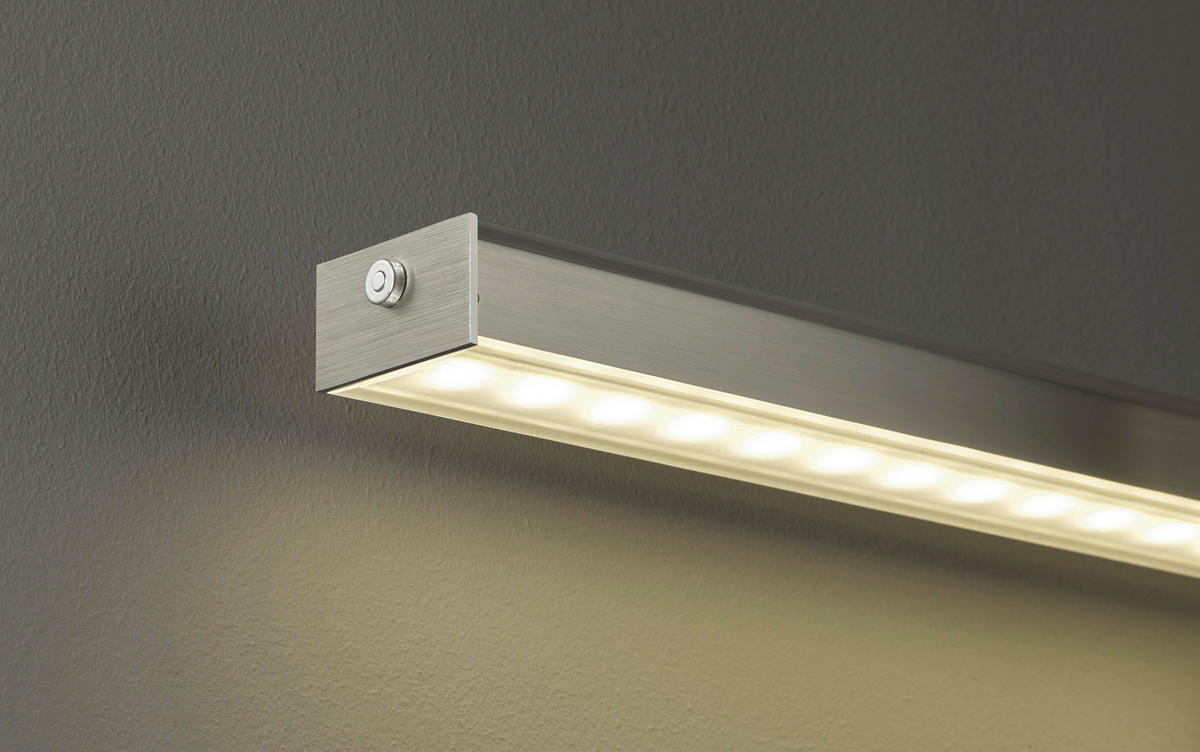 Fischer & Honsel LED-Pendelleuchte 60059 nickel matt Metall Acryl B/H/T: ca. 115x150x7 cm 2.0 Brennstellen Vitan TW - nickel matt (115,00/150,00/7,00cm) - Fischer & Honsel