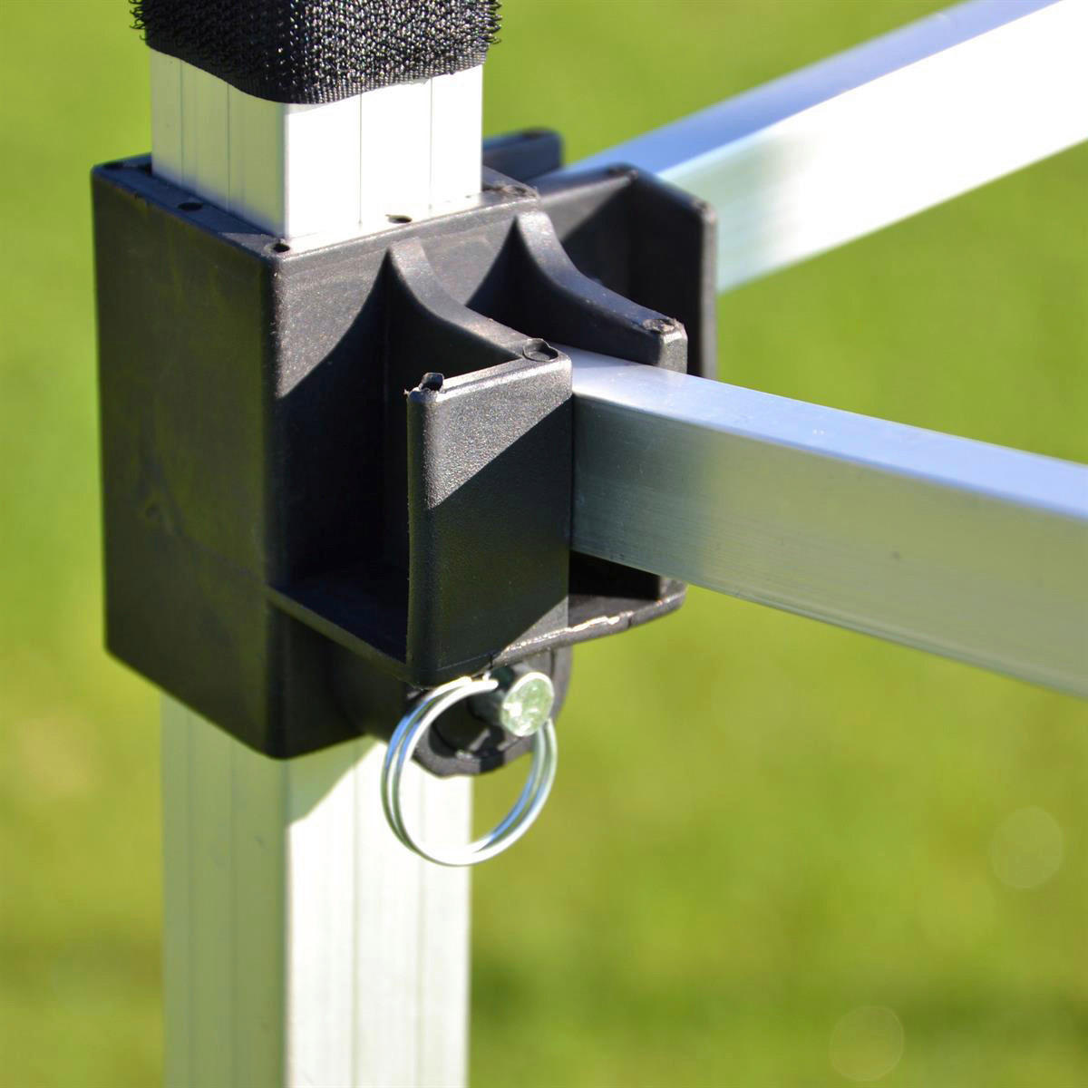 Thumbnail - VCM Pavillon PROFI schwarz Polyester-Mischgewebe B/H/L: ca. 300x220x300 cm