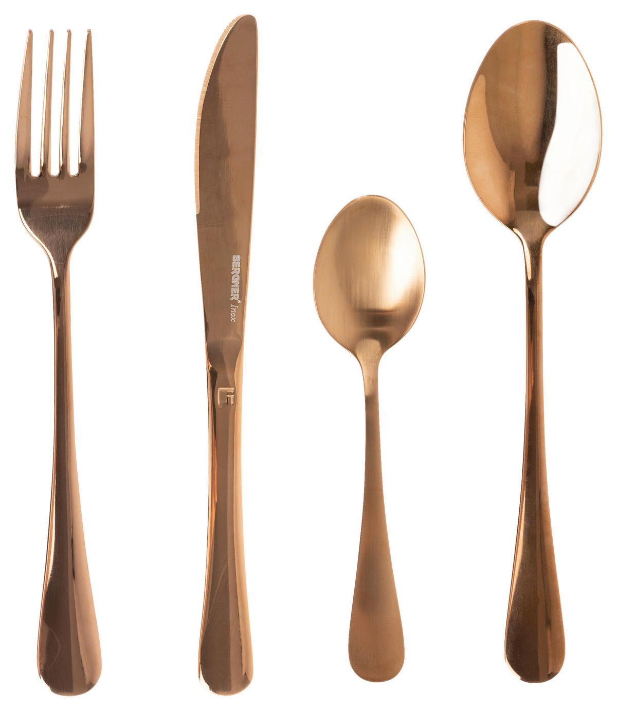 BERGNER Besteckset Copper Kupfer Edelstahl 16 tlg. Copper - Kupfer - BERGNER