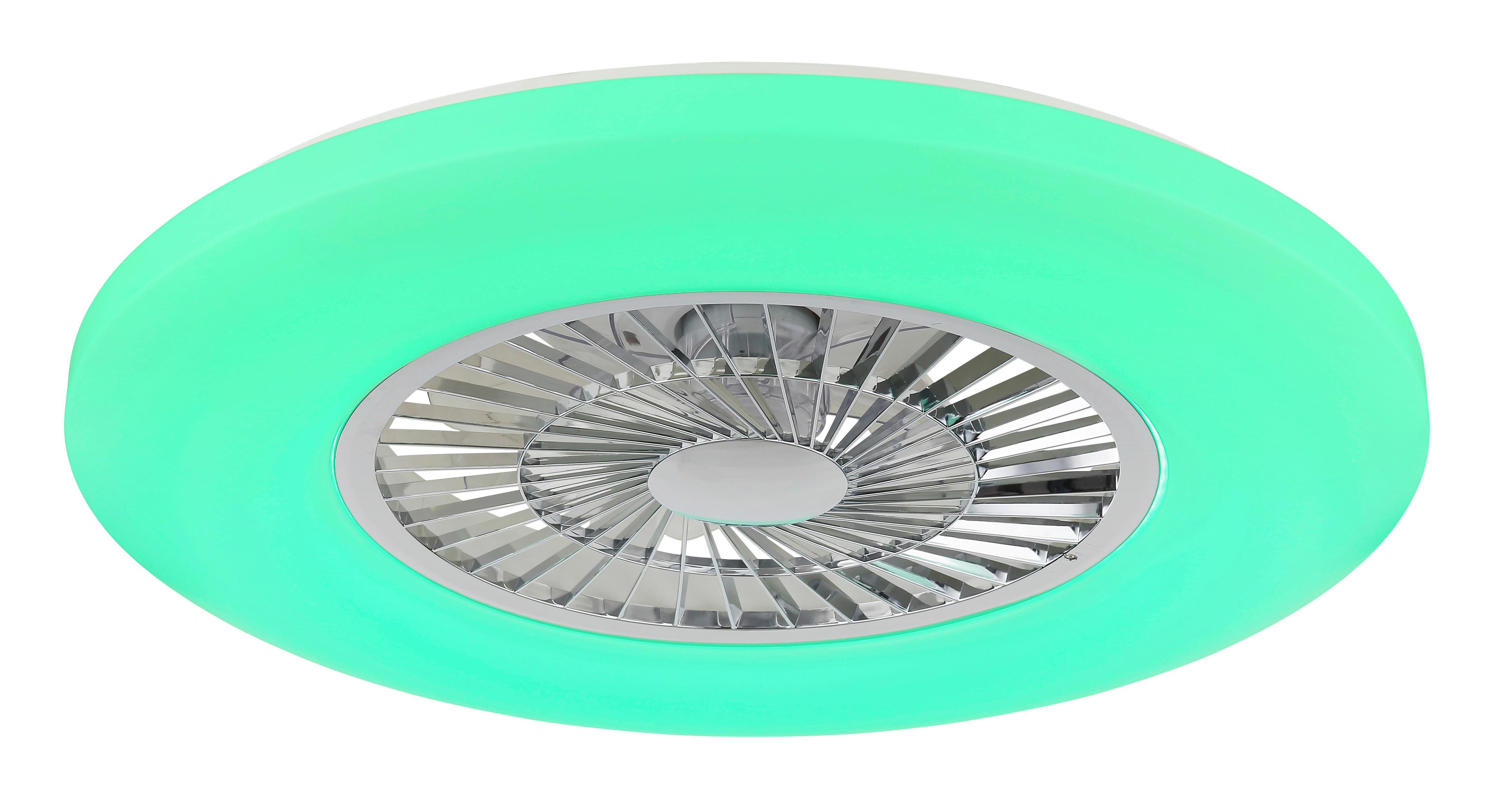 GLOBO LED-Deckenventilator ALVA 03649C Opal weiß H/D: ca. 15,4x59,5 cm max. 40 W ALVA - weiß/Opal (59,50/15,40cm) - GLOBO