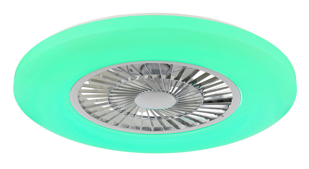 GLOBO LED-Deckenventilator ALVA 03649C Opal weiß H/D: ca. 15,4x59,5 cm max. 40 W ALVA - weiß/Opal (59,50/15,40cm) - GLOBO