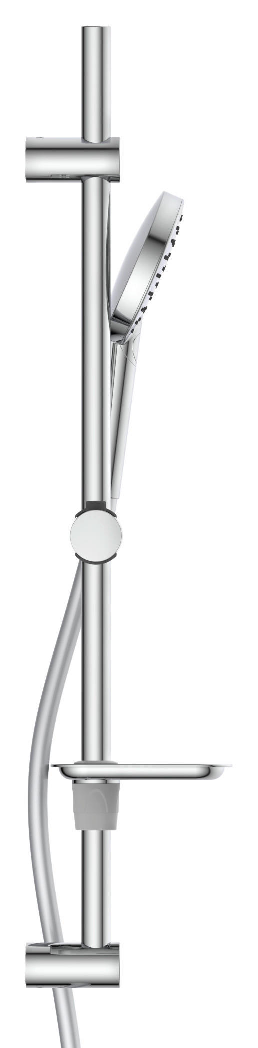 Brausestangen-Set Chrom B/H/L/D: ca. 24x10x70x12 cm Brausestangenset_Rimini - Chrom (70,00/24,00/10,00cm) - Eisl