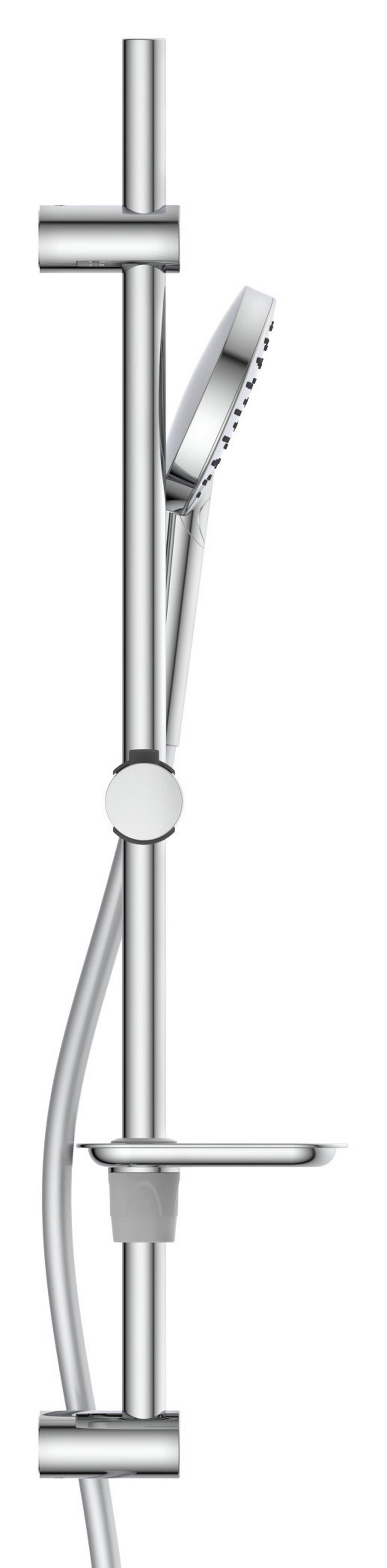 Brausestangen-Set Chrom B/H/L/D: ca. 24x10x70x12 cm Brausestangenset_Rimini - Chrom (70,00/24,00/10,00cm) - Eisl