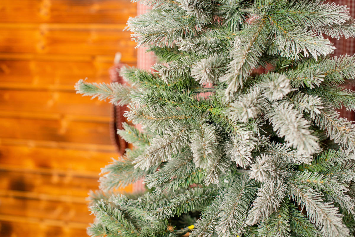 Evergreen Weihnachtsbaum Fichte Frost grün PVC H/D: ca. 180x117 cm Fichte Frost - grün (117,00/180,00cm) - Evergreen
