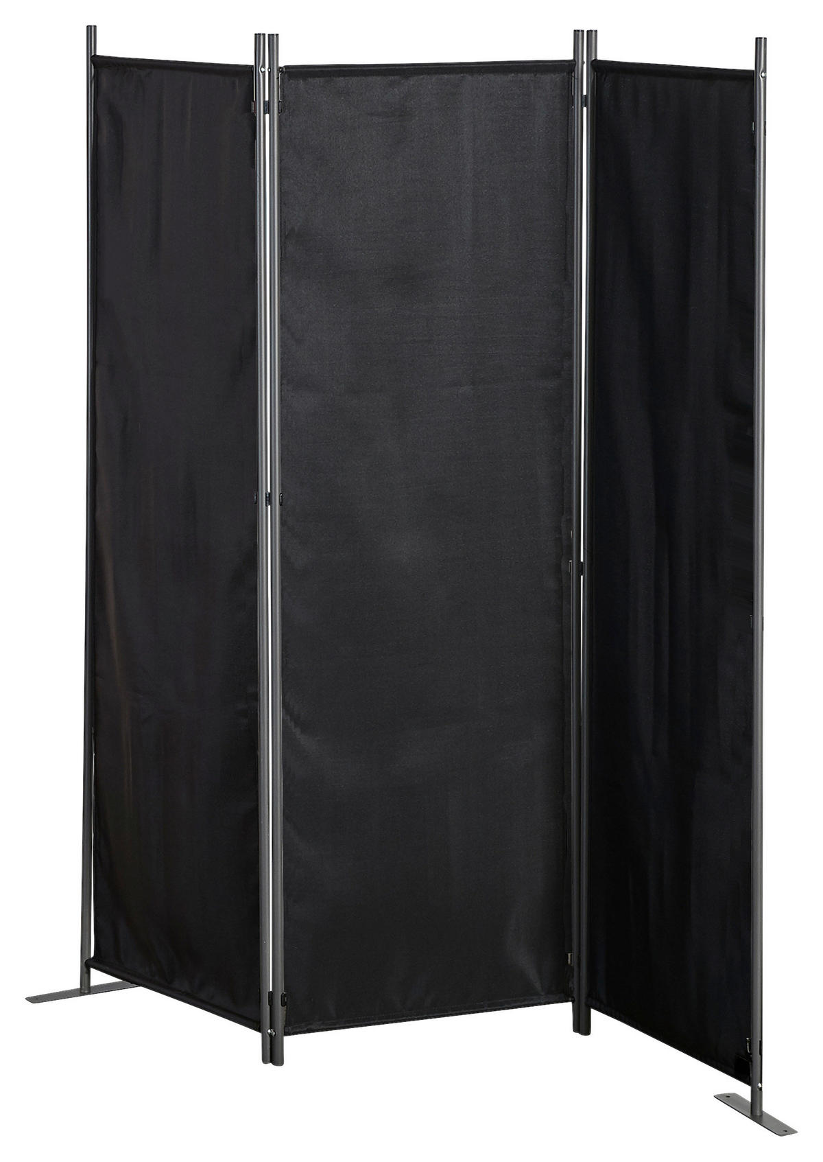 Grasekamp Paravent schwarz Stahl B/H: ca. 165x170 cm Paravent_3tlg. - schwarz (165,00/170,00cm) - Grasekamp