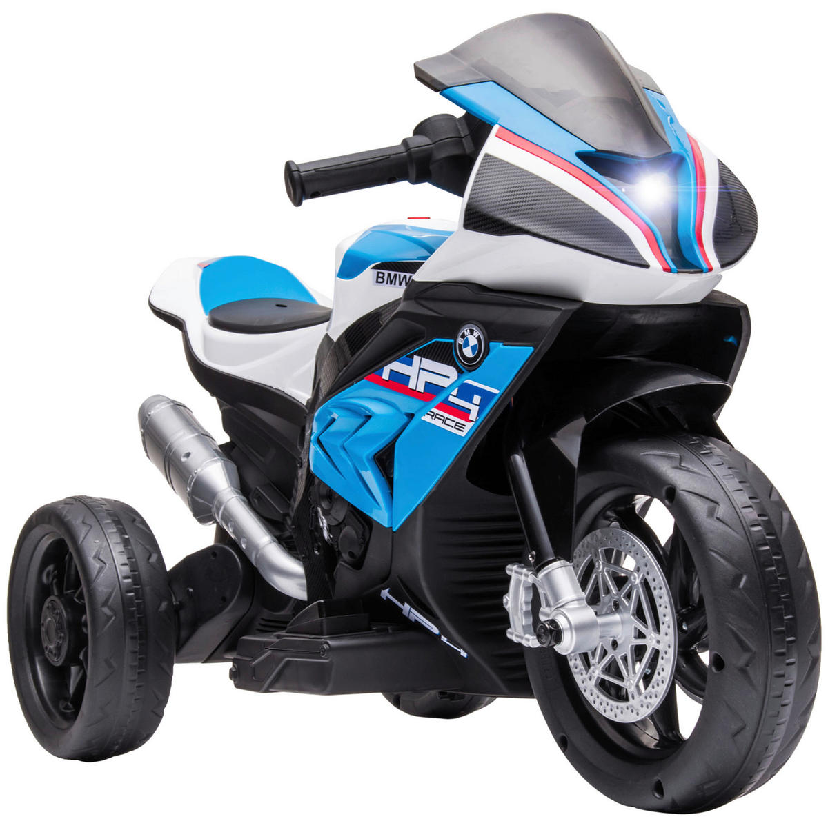 HOMCOM Kinder-Elektromotorrad blau B/H/L: ca. 42x54x82,5 cm Kinder-Elektromotorrad - blau (82,50/42,00/54,00cm) - HOMCOM