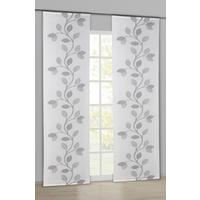 Schiebevorhang Michelle grau B/L: ca. 60x245 cm Michelle - grau (60,00/245,00cm) - POCOline