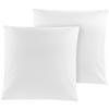 Kissenhülle Renforce Kissenbezug-Renforce_2erPack 80x80 - weiß (80,00/80,00cm)