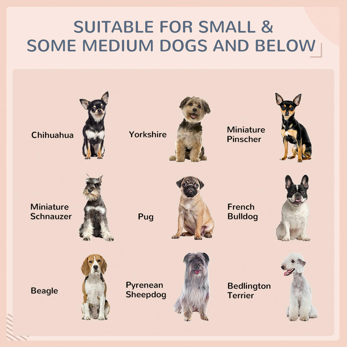 PawHut Hunde-Zubehör grau Polyester B/H/L: ca. 98x69x70 cm Hundehütte - grau (70,00/98,00/69,00cm) - PawHut