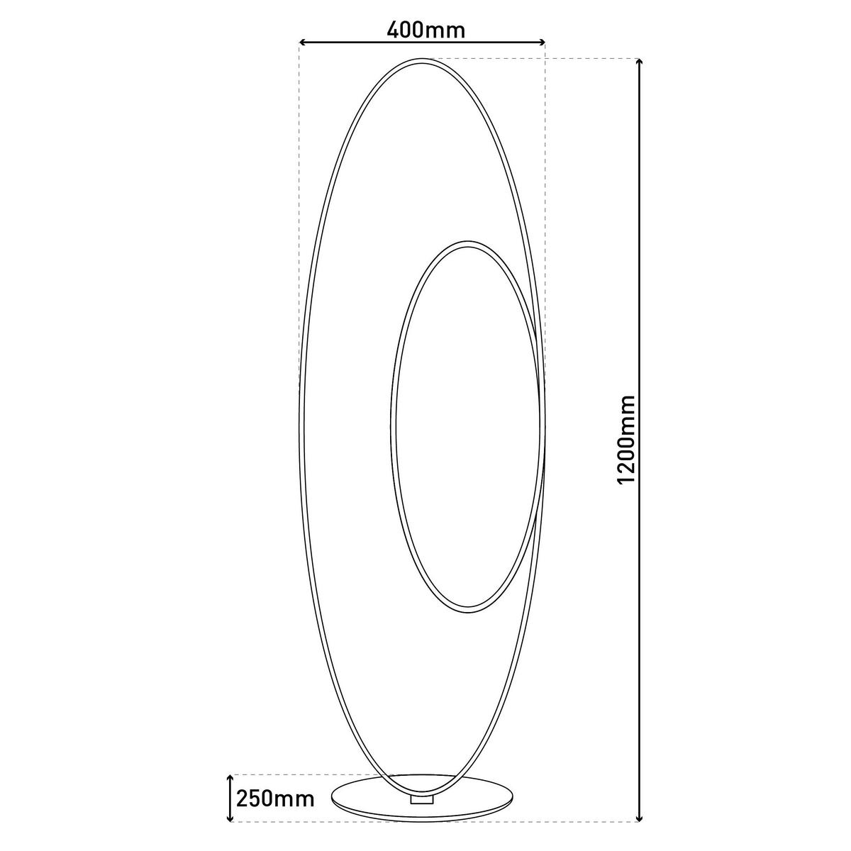 Näve Leuchten LED-Leuchten 2089923 weiß Kunststoff Metall B/H/T: ca. 25x120x40 cm 1 Brennstellen Odrive - weiß (25,00/120,00/40,00cm) - Näve Leuchten