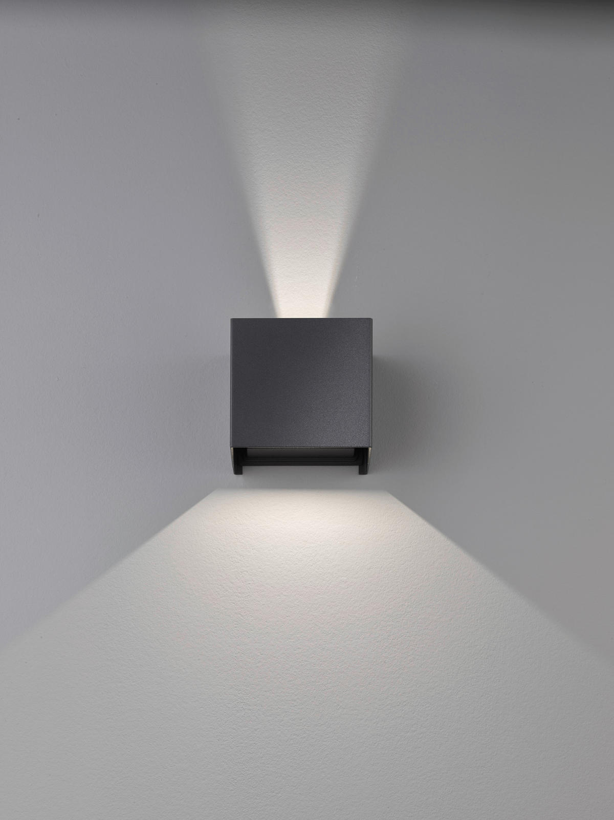 LED-Außen-Wandleuchte 30259 schwarz B/H/T: ca. 11x10x10 cm Wall - schwarz (11,00/10,00/10,00cm) - Fischer & Honsel