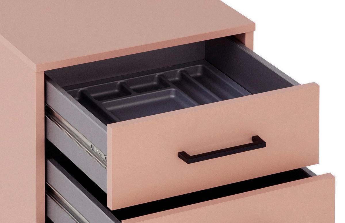 Rollcontainer Ruby apricot B/H/T: ca. 40,1x57x50 cm Ruby - apricot (40,10/57,00/50,00cm) - Möbelpartner