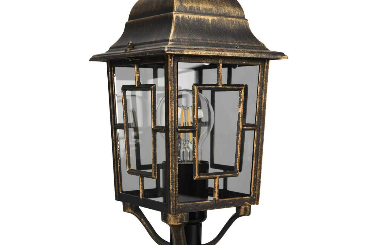 Wegeleuchte Volturno 505960128 rostfarbig B/H/T: ca. 15x47,5x17 cm Volturno - rostfarbig (15,00/47,50/17,00cm) - Trio