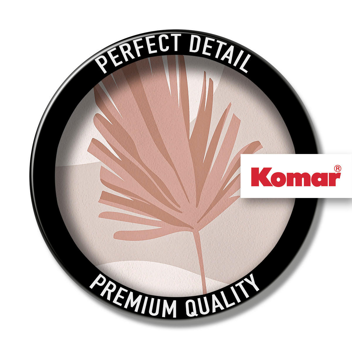 Komar Poster Minimalist Leaf Lover Abstrakt B/L: ca. 50x70 cm Minimalist Leaf Lover - (50,00/70,00cm) - Komar
