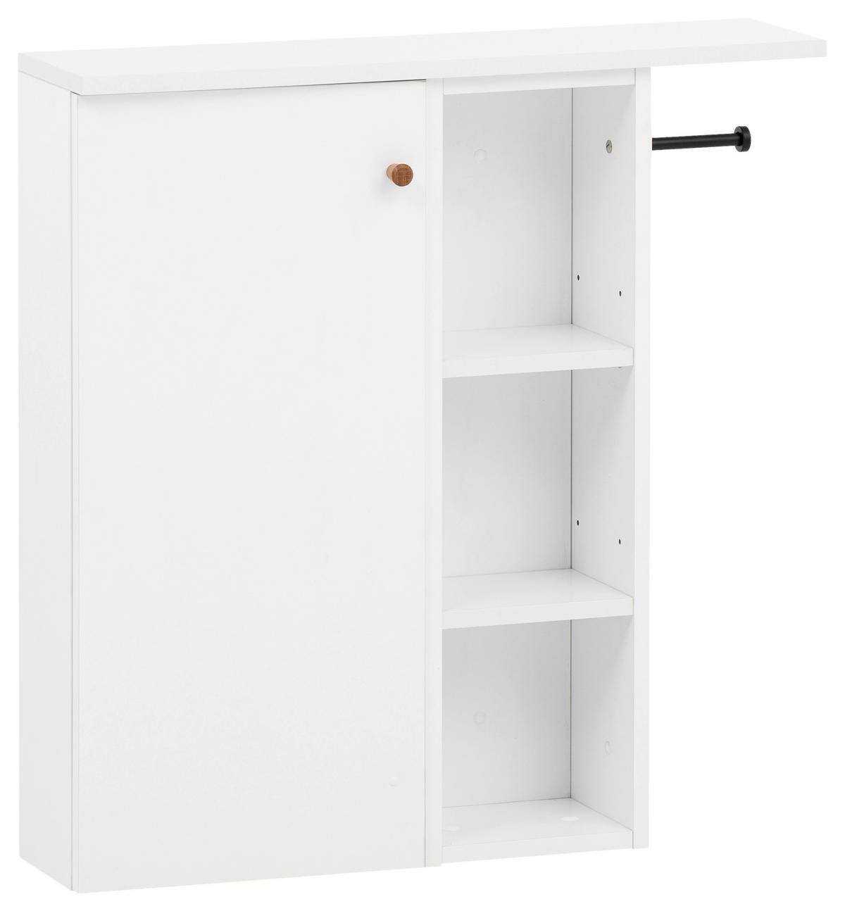 Unterschrank Bjarne weiß matt B/H/T: ca. 70,7x74,3x17 cm Bjarne - weiß (70,70/74,30/17,00cm) - Schildmeyer