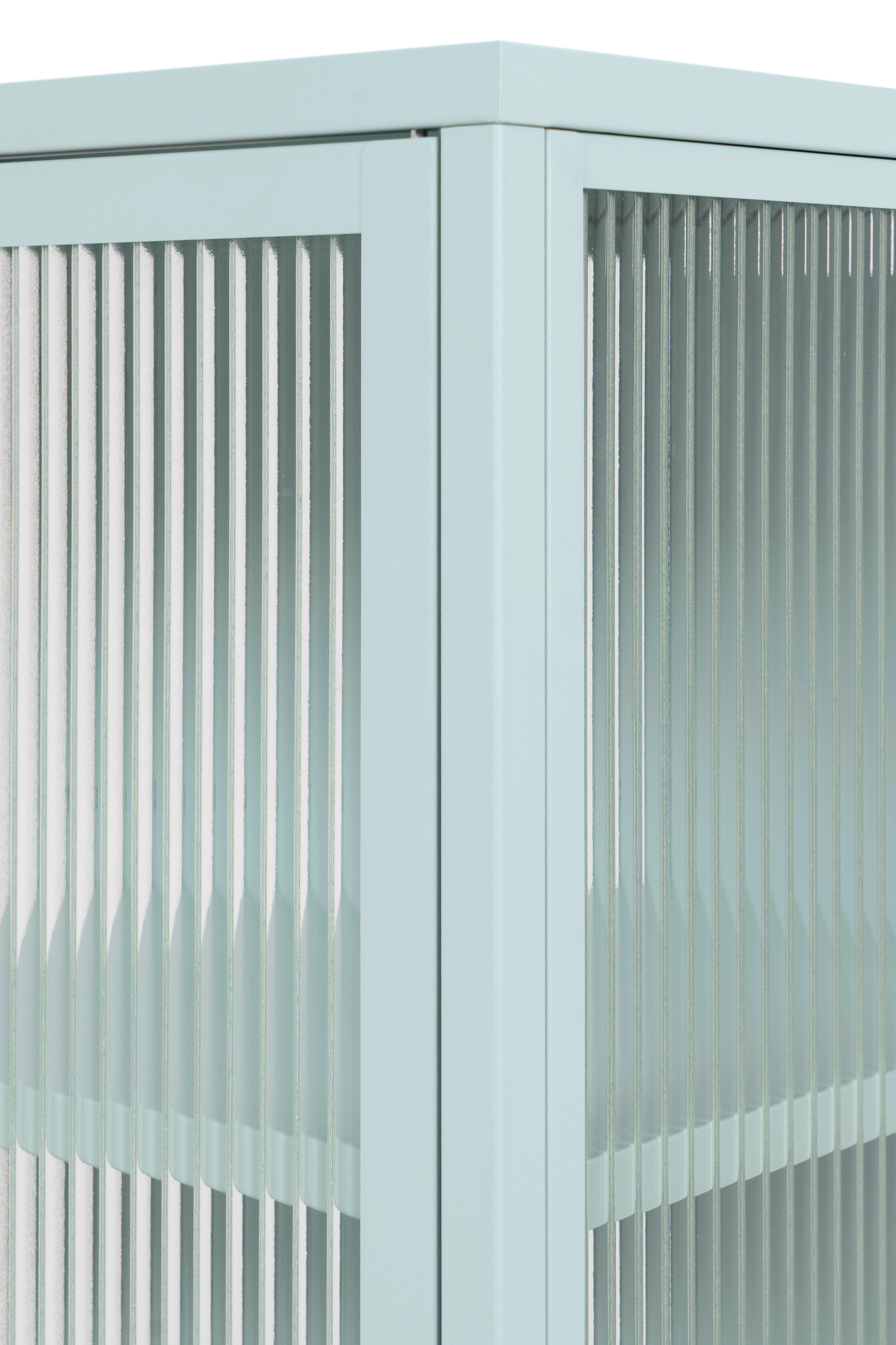 Vitrine Milton mint B/H/T: ca. 80x160x40 cm Milton - mint (80,00/160,00/40,00cm)