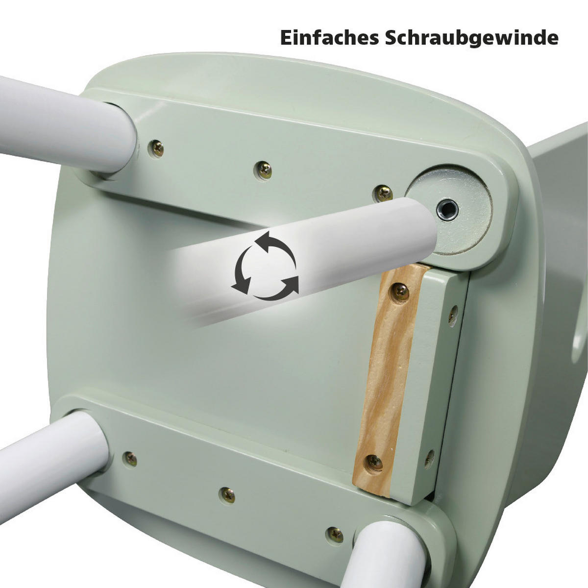 Kesper Kindertisch mit 2 Stühlen mint Spanplatte B/H/L: ca. 55x45x55 cm Kindertisch_mit_2_Stühlen - mint (55,00/55,00/45,00cm) - Kesper