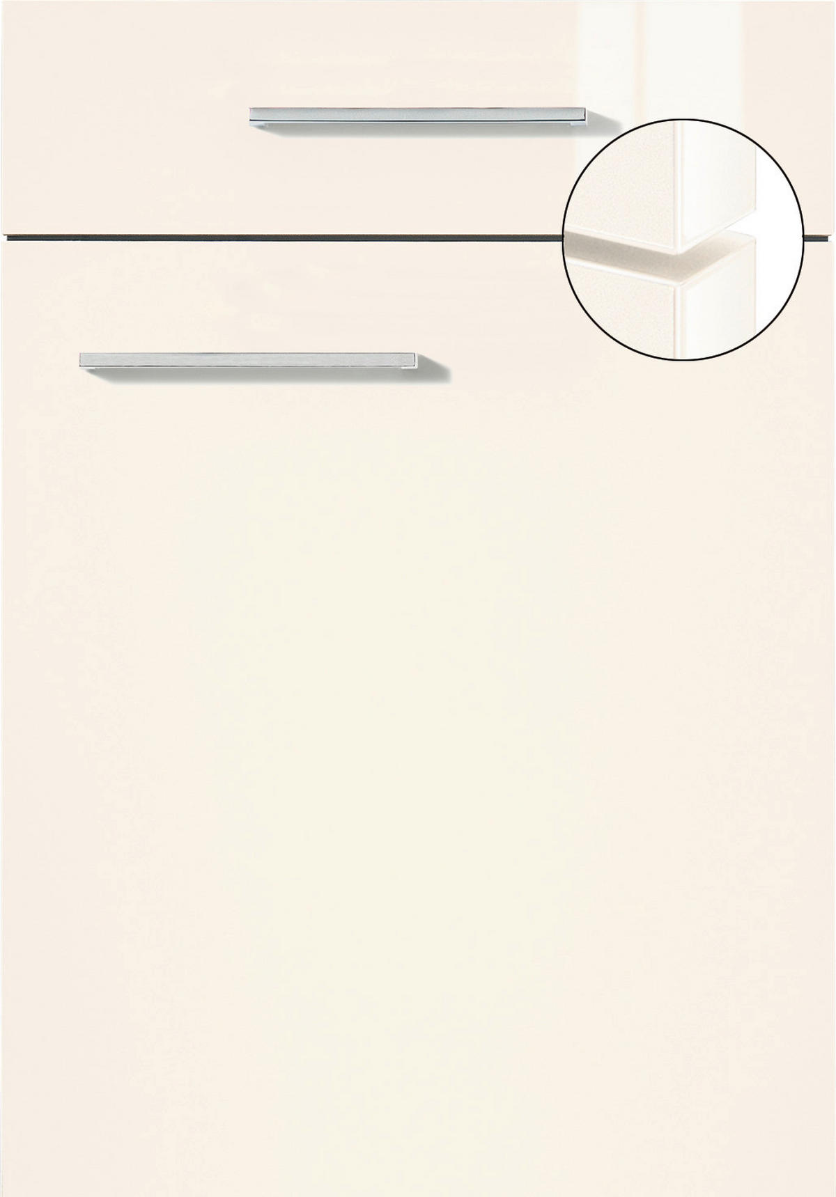 Impuls Inselküche IP4050 weiß Lack Hochglanz B/T/L: ca. 274x60x127 cm IP4050 - weiß/Beton Schiefergrau (274,00/127,00cm) - Impuls