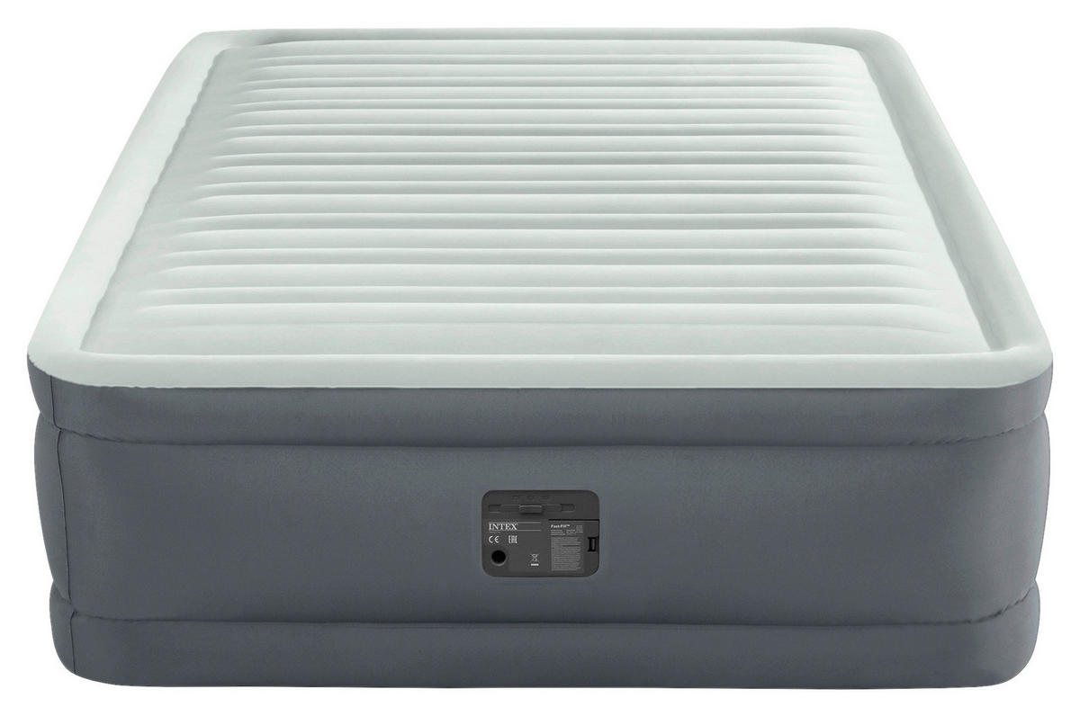 Intex Luftbett hellgrau B/H/L: ca. 137x46x191 cm Full PremAire Elevated - hellgrau/anthrazit (191,00/137,00/46,00cm) - Intex