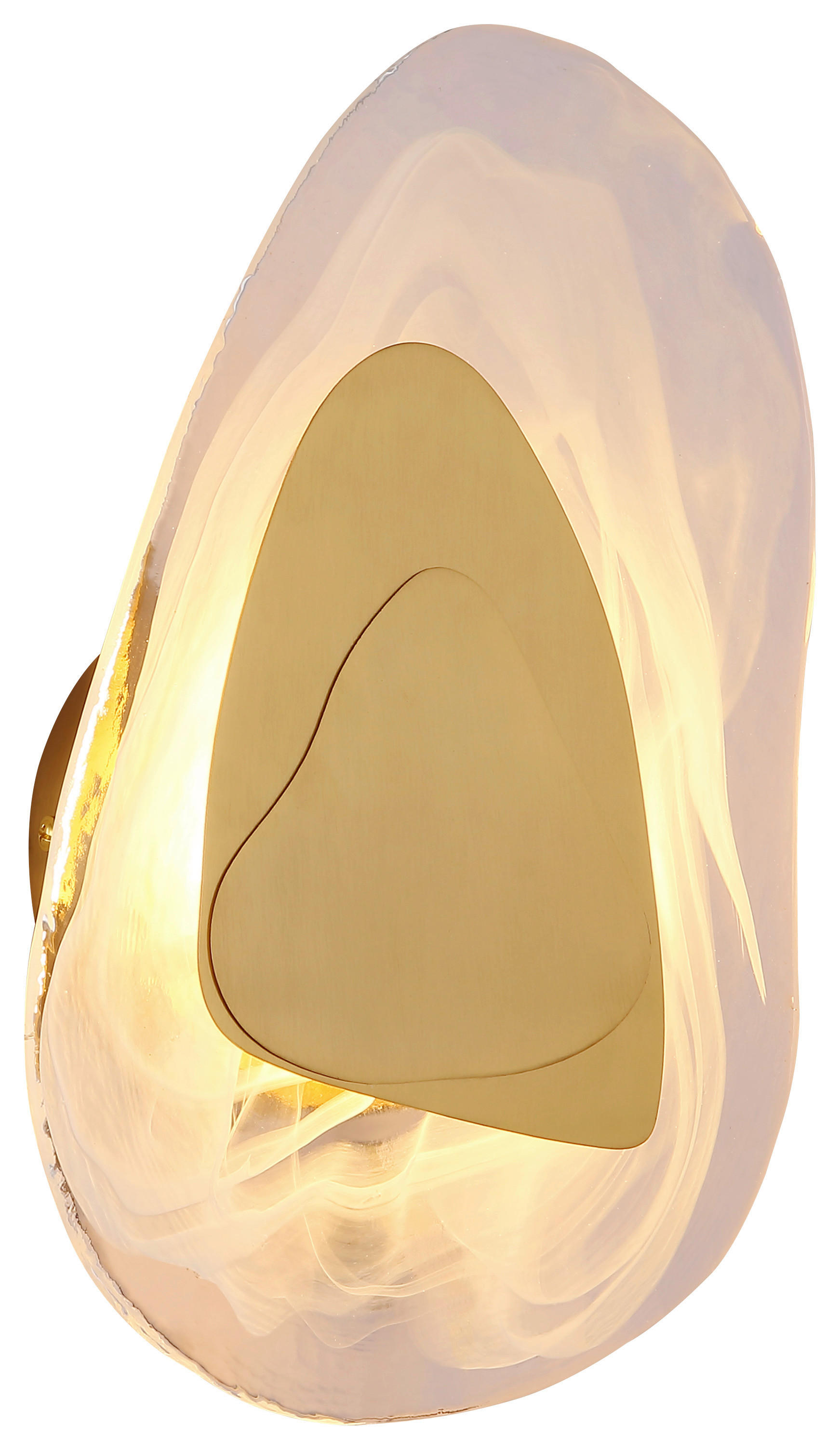 GLOBO LED-Wandleuchte DORSEY 78411M messing klar Metall B/H: ca. 20,3x31,5 cm 1 Brennstellen DORSEY - klar/messing (20,30/31,50cm) - GLOBO