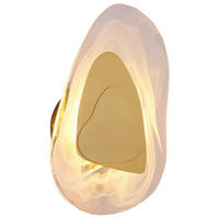 GLOBO LED-Wandleuchte DORSEY 78411M messing klar Metall B/H: ca. 20,3x31,5 cm 1 Brennstellen DORSEY - klar/messing (20,30/31,50cm) - GLOBO