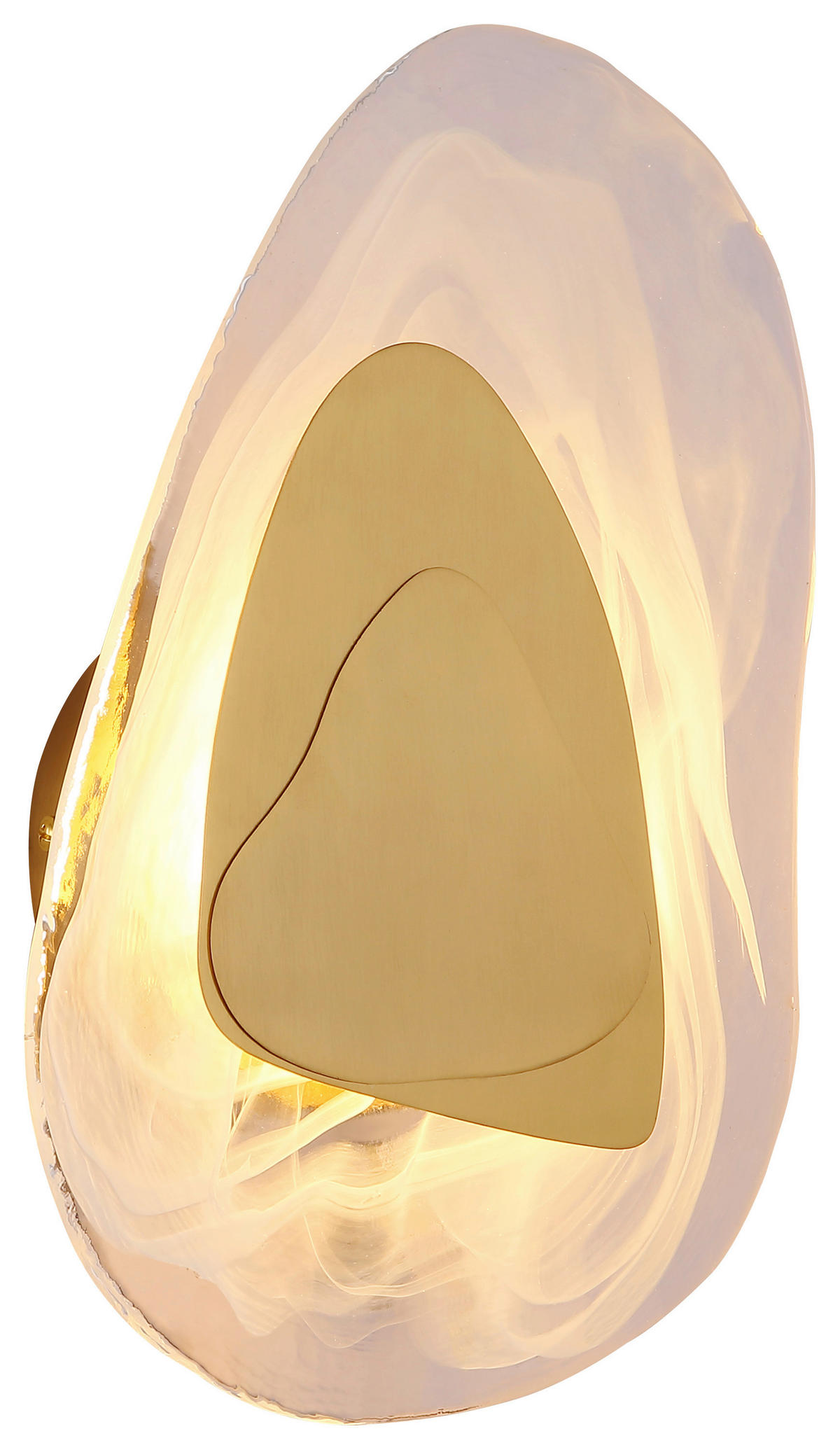 GLOBO LED-Wandleuchte DORSEY 78411M messing klar Metall B/H: ca. 20,3x31,5 cm 1 Brennstellen DORSEY - klar/messing (20,30/31,50cm) - GLOBO