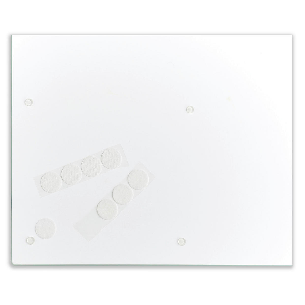 Zeller Herdblende-/Abdeckplatte Mosaik beige Glas B/H/L: ca. 50x0,8x56 cm Mosaik - beige/graublau (56,00/50,00/0,80cm) - Zeller