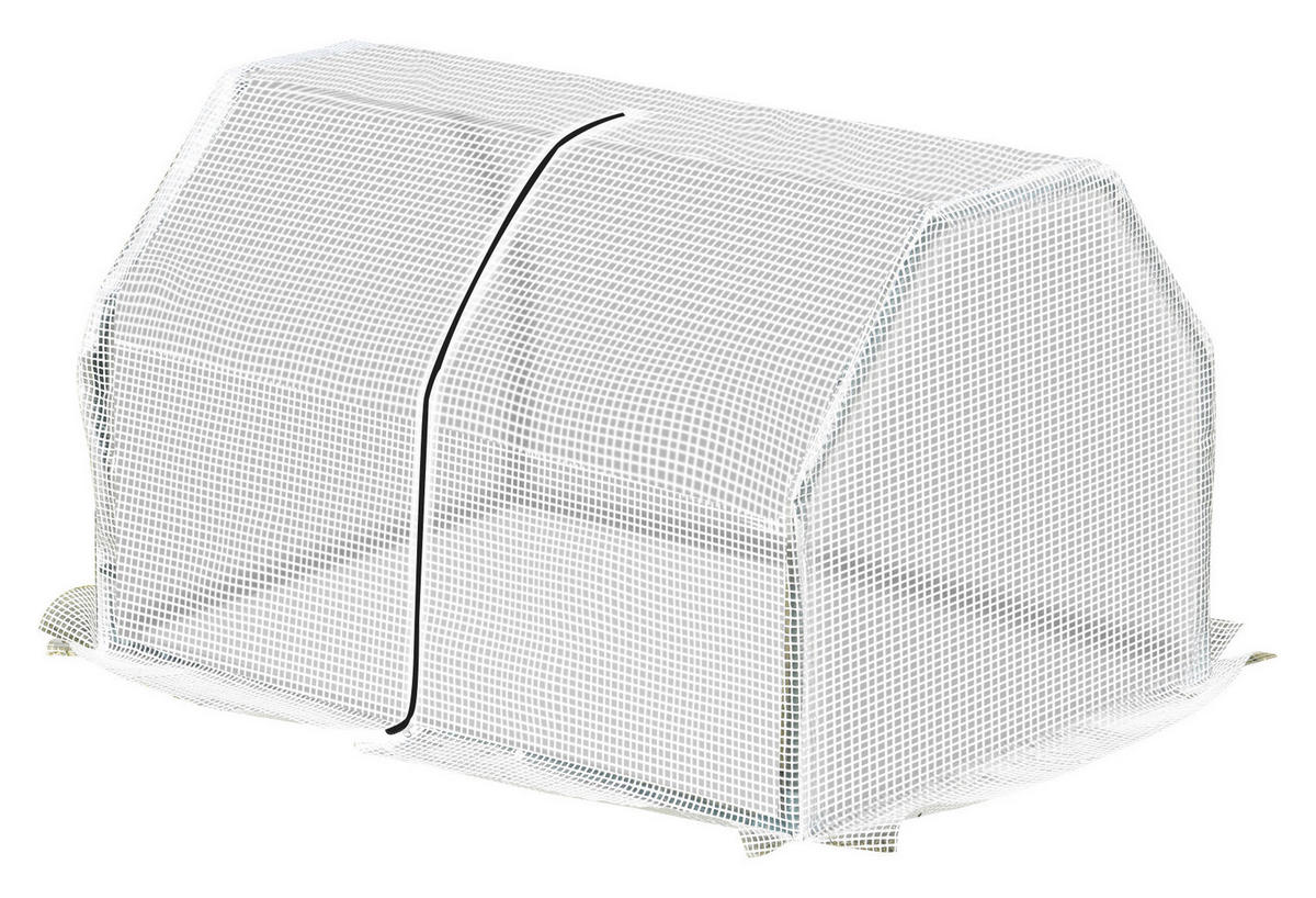 Outsunny Gewächshaus B/H/L: ca. 71x60x99 cm Gewächshaus - weiß (99,00/71,00/60,00cm) - Outsunny