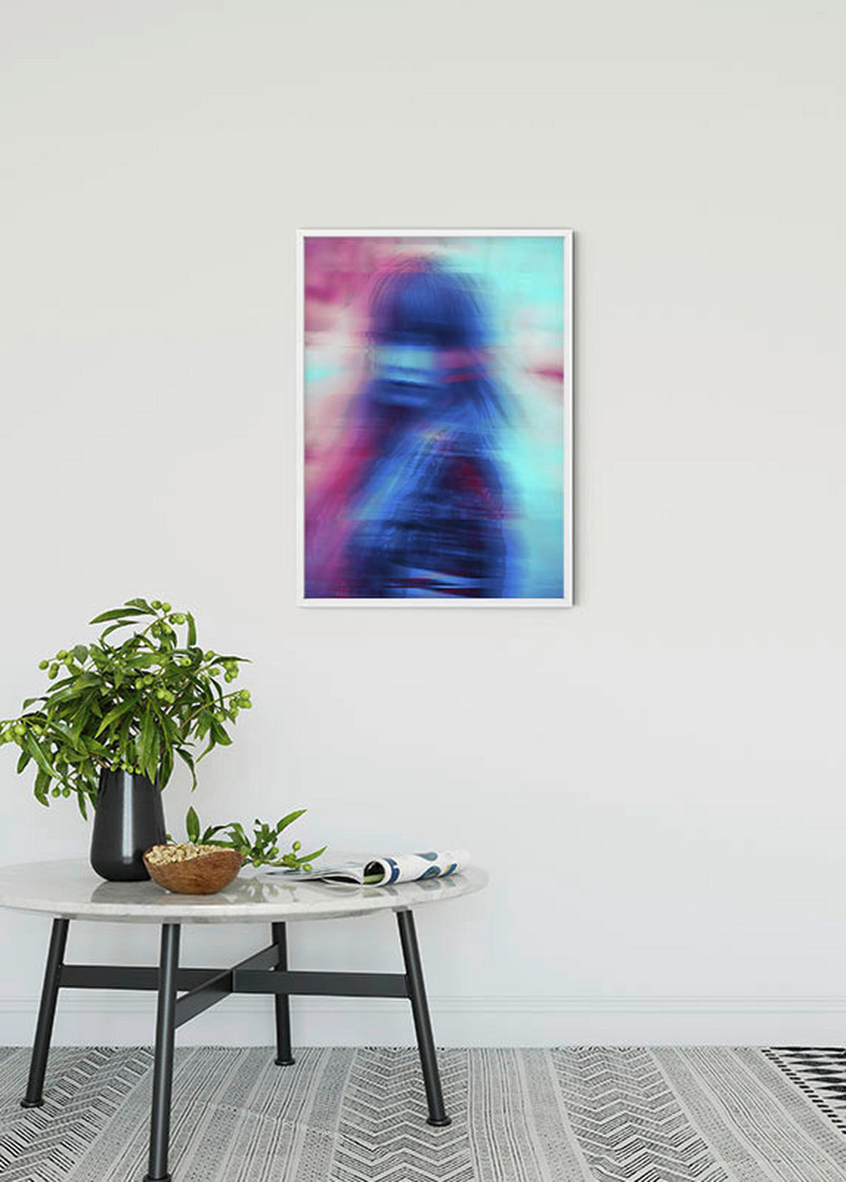 Komar Poster Neon Girl Girl B/L: ca. 50x70 cm Neon Girl - (50,00/70,00cm) - Komar