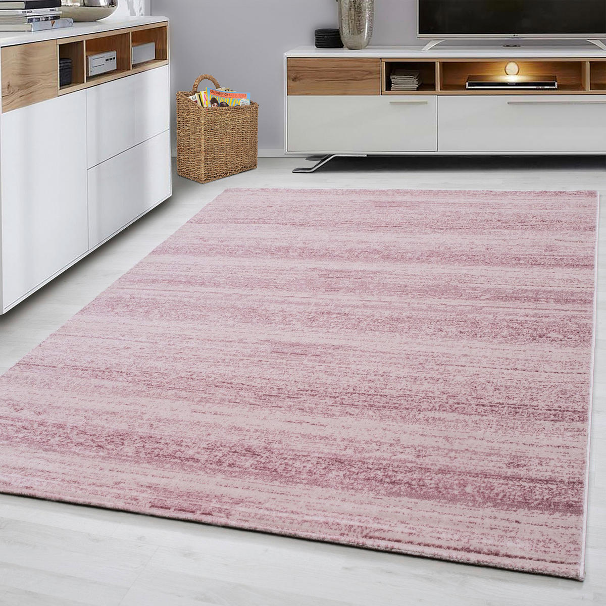Ayyildiz Teppich PLUS pink B/L: ca. 120x170 cm PLUS - pink (120,00/170,00cm) - Ayyildiz