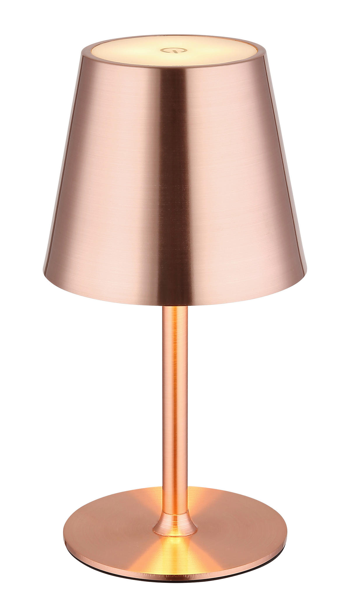 GLOBO LED-Tischleuchte VANNIE 58438C Kupfer Opal Kunststoff Metall H/D: ca. 47x11,2 cm 1 Brennstellen VANNIE - Opal/Kupfer (11,20/47,00cm) - GLOBO