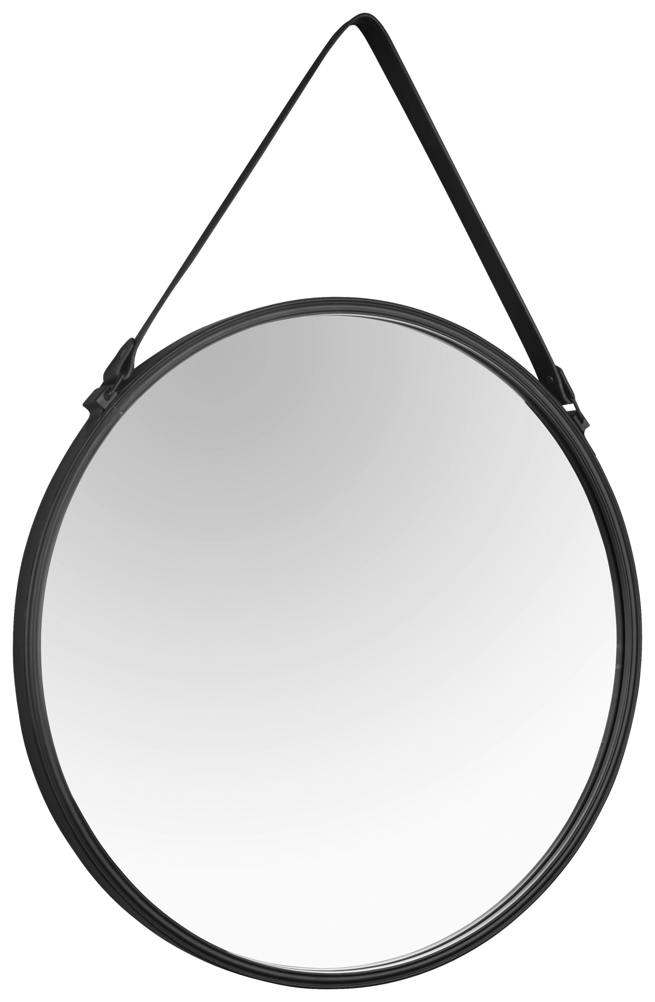 Dekorspiegel Delia schwarz D: ca. 55 cm Delia - schwarz (55,00cm)