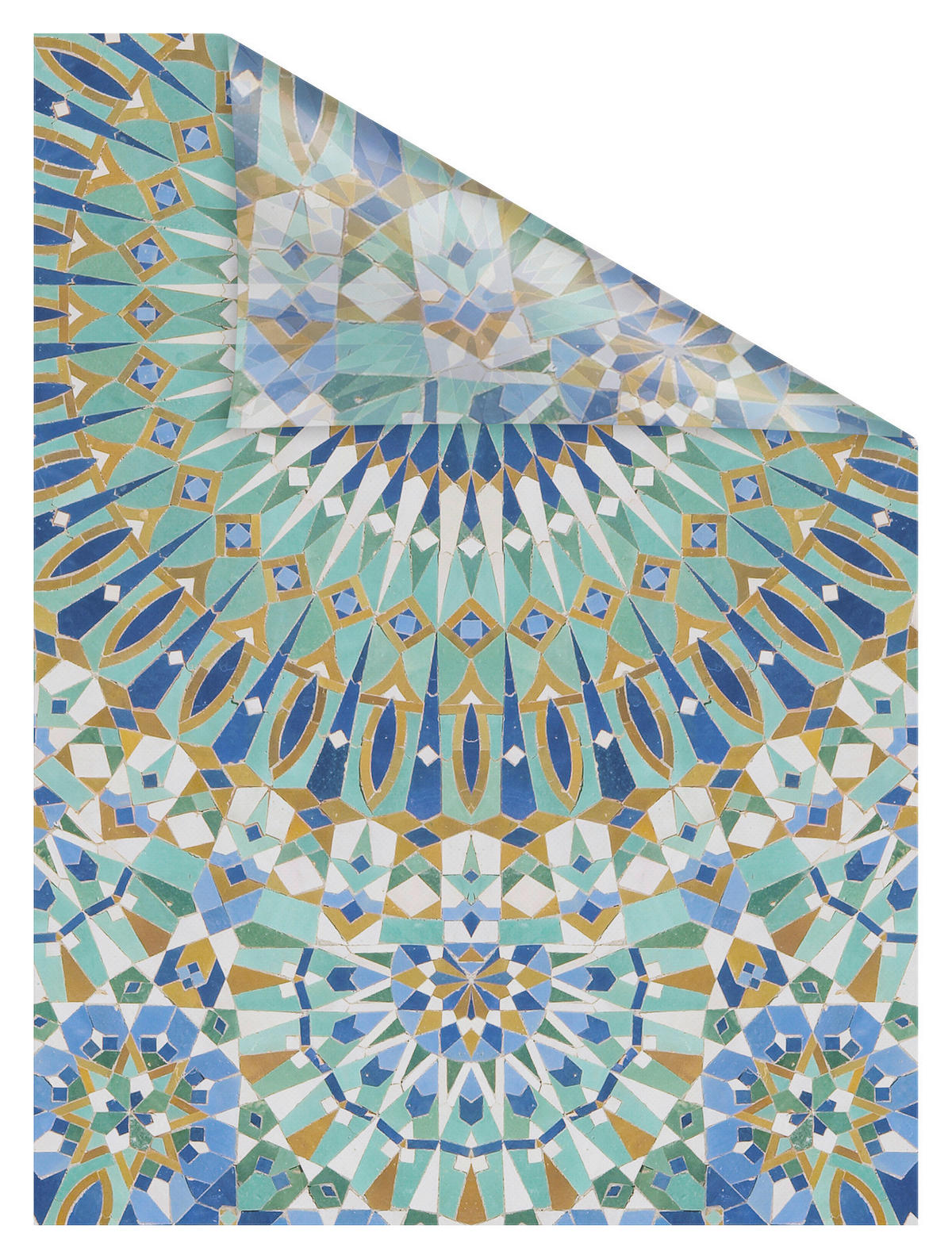 LICHTBLICK Fensterfolie Orieltalische Muster Ornament Orieltalische Muster B/L: ca. 100x100 cm Orieltalische Muster - (100,00/100,00cm) - LICHTBLICK