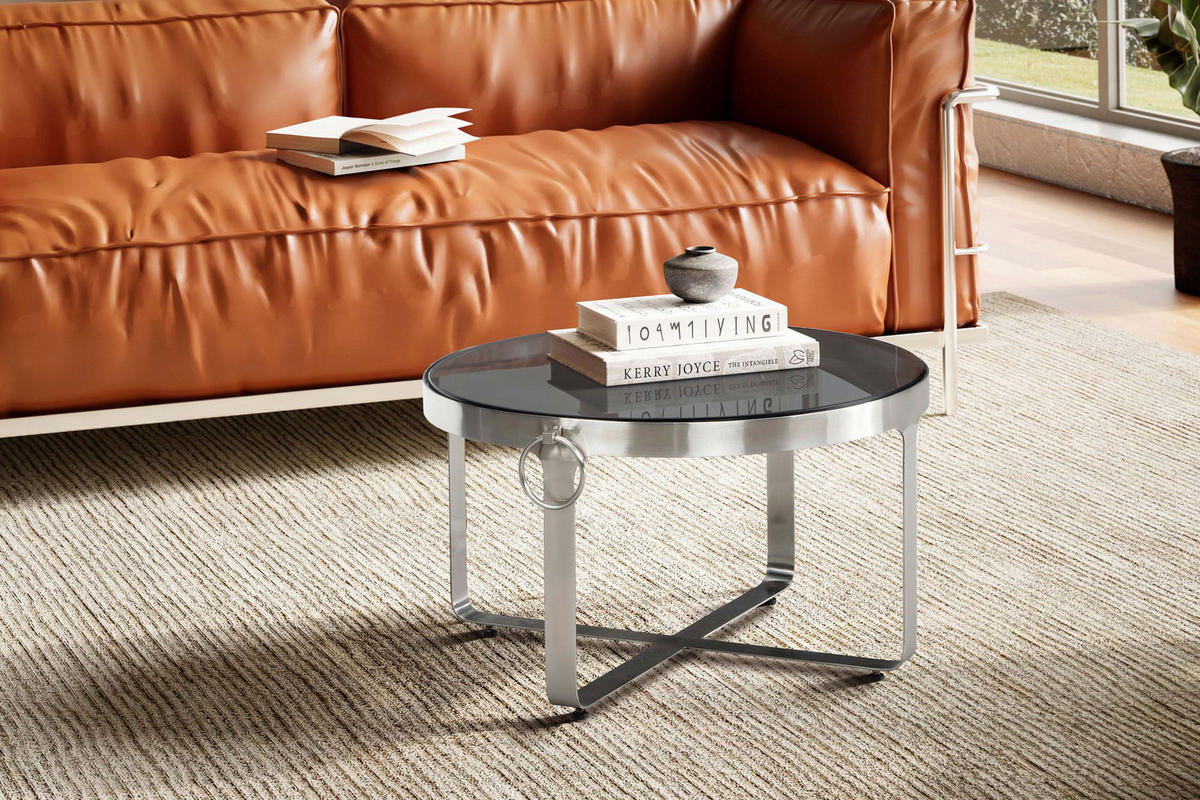 Couchtisch schwarz B/H/T: ca. 60x34x60 cm Couchtisch - schwarz (60,00/34,00/60,00cm) - Wohnling