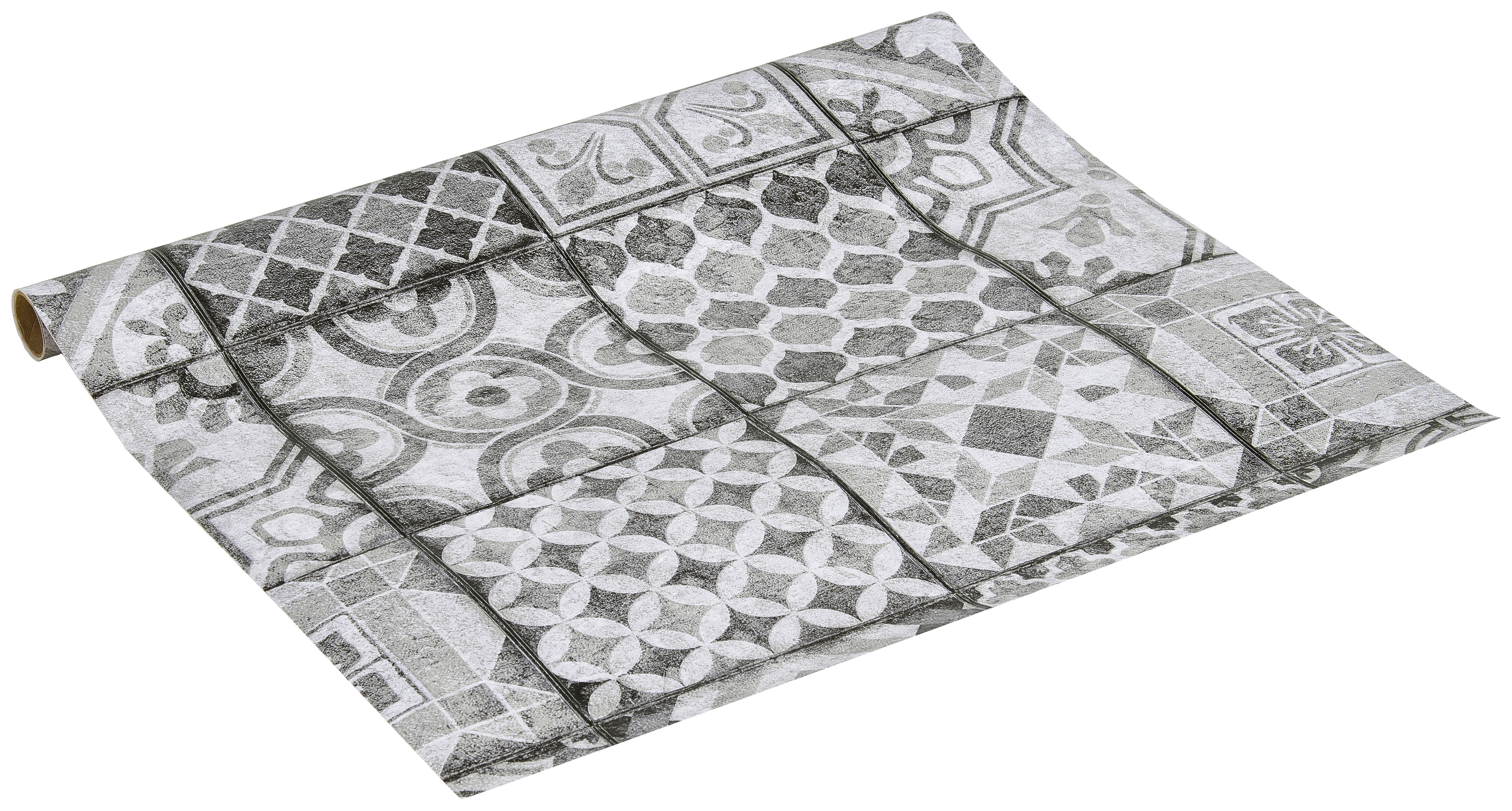 d-c-fix Dekofolie Visbi grau weiß B/L: ca. 45x150 cm Klebefolie_d-c-fix_F3431017 - weiß/grau (45,00/150,00cm) - d-c-fix