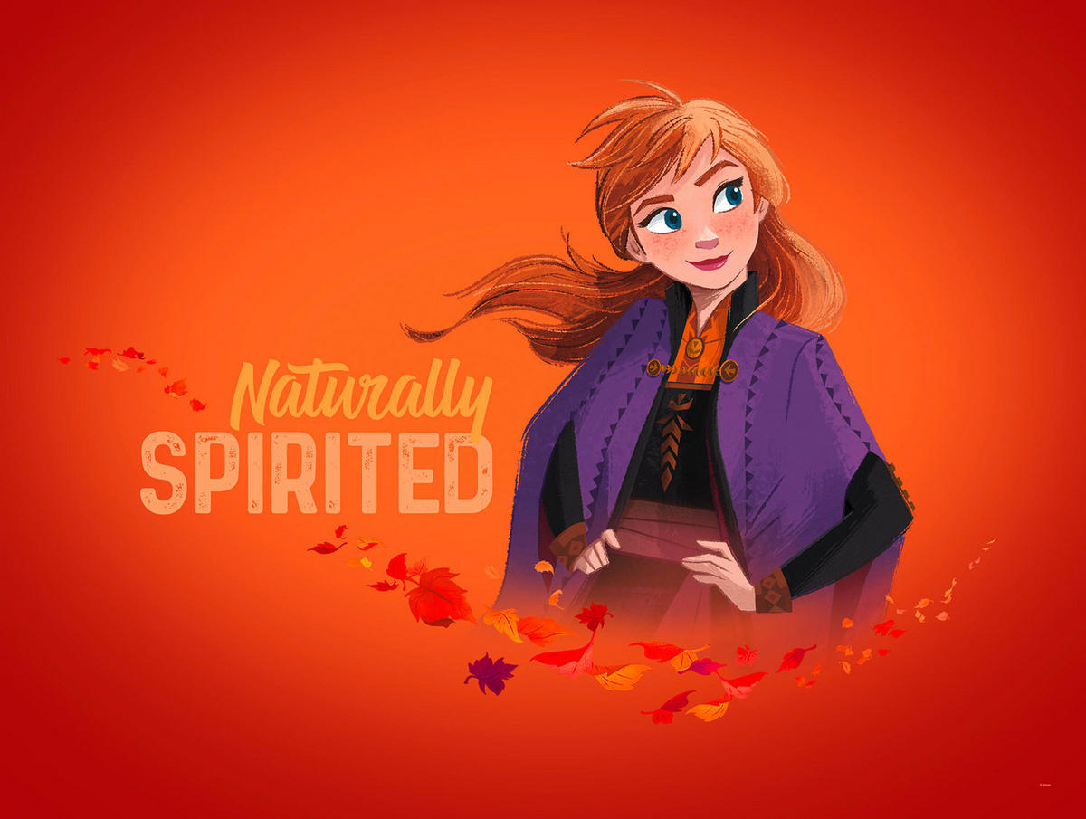 Komar Poster Frozen 2 Anna Autumn Spirit Disney B/L: ca. 40x30 cm Frozen 2 Anna Autumn Spirit - (40,00/30,00cm) - Komar