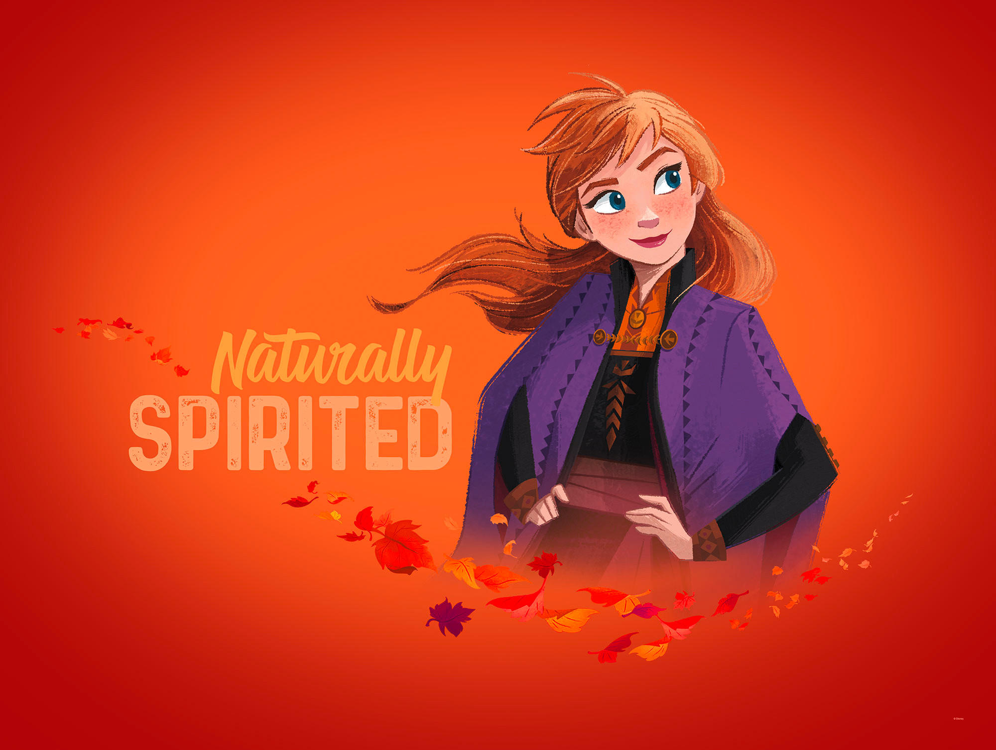 Komar Poster Frozen 2 Anna Autumn Spirit Disney B/L: ca. 40x30 cm günstig online kaufen