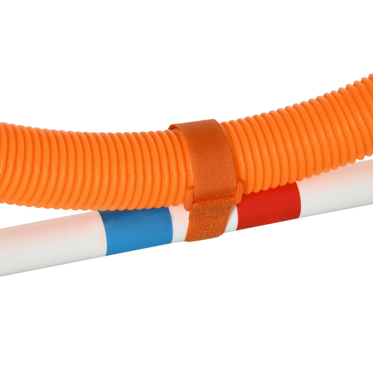PawHut Outdoor-Aktivitäten gelb Polypropylen B/H/L: ca. 67x323x94,5 cm Agility-Ausrüstung - weiß/gelb (94,50/67,00/323,00cm) - PawHut