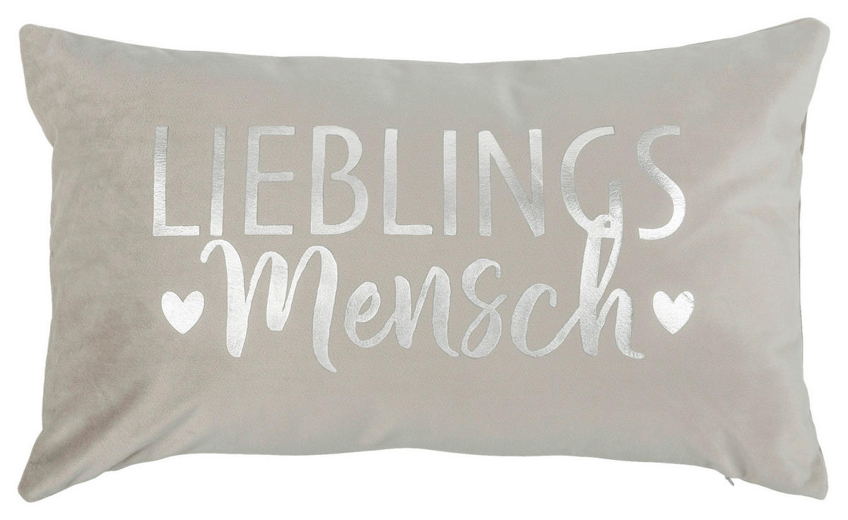 Dekokissen Dekokissen_Lieblingsmensch 30x50 - kitt (50,00/30,00cm)
