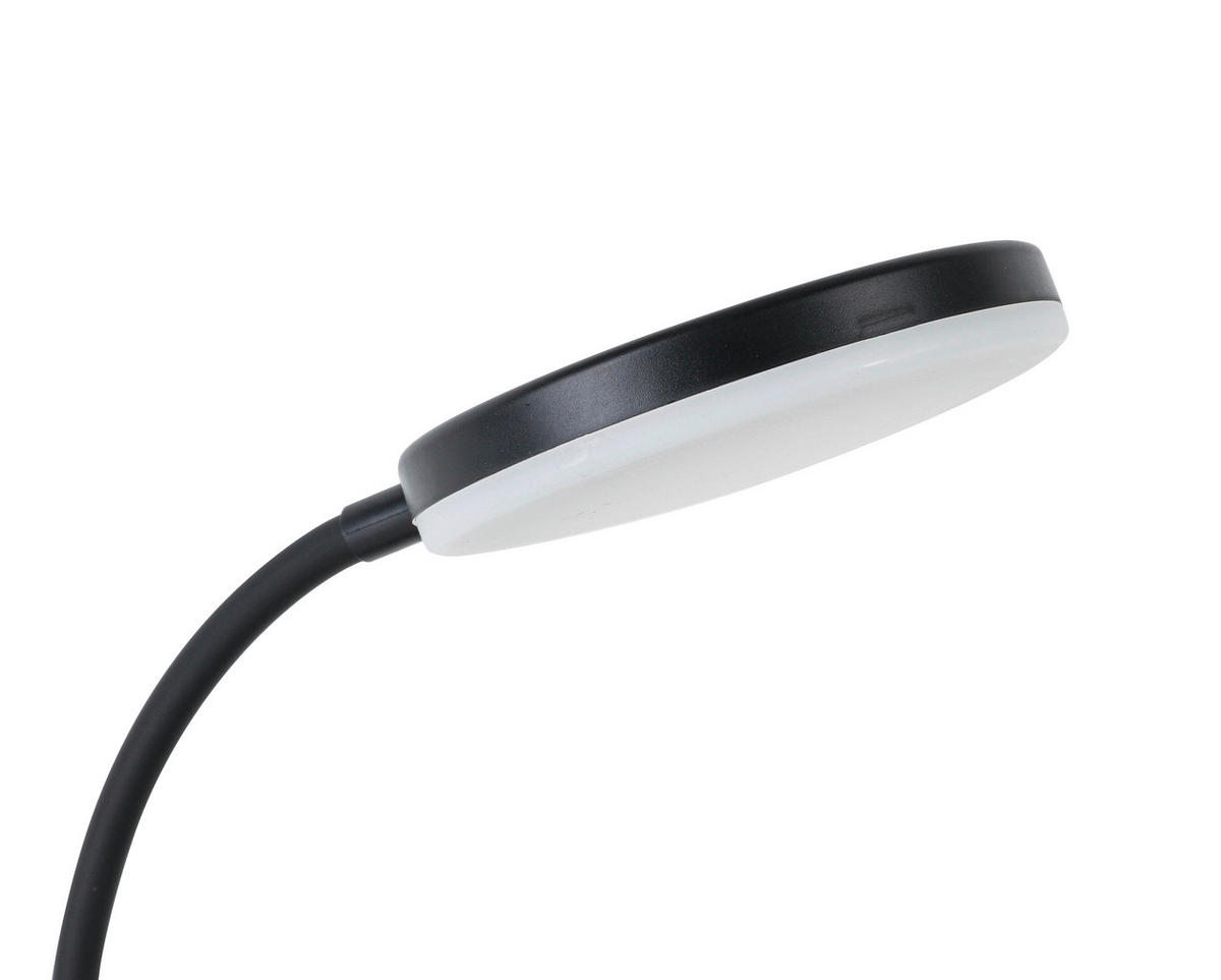 Nolo Tischleuchte schwarz Kunststoff B/H/L: ca. 8,5x47x18 cm LED-Tischleuchte_Elena - schwarz (18,00/8,50/47,00cm) - Nolo