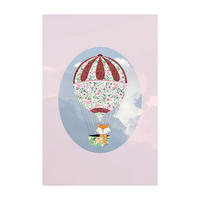 Komar Poster Happy Balloon Rose Luftballons B/L: ca. 50x70 cm Happy Balloon Rose - (50,00/70,00cm) - Komar