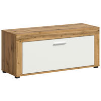 Sitzbank JAM Eiche Wotan Nachbildung weiß B/H/T: ca. 100x44x35 cm JAM - Eiche/weiß (100,00/44,00/35,00cm) - xonox.home