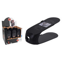 Schuh-Organizer schwarz Kunststoff B/H/L: ca. 10,5x15x26 cm Schuh-Organizer - schwarz (26,00/10,50/15,00cm)