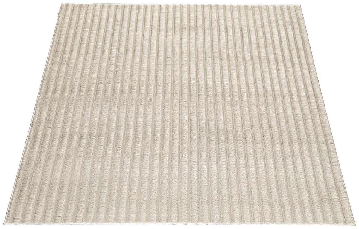 Fellimitat Stripy beige-grau B/L: ca. 80x140 cm Stripy - beige-grau (80,00/140,00cm)