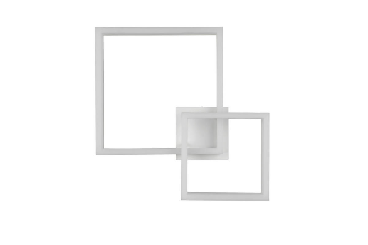 Reality Leuchten LED-Deckenleuchte weiß Metall Kunststoff B/L: ca. 46,5x62 cm LED-Deckenleuchte_Camino - weiß (46,50/62,00cm) - Reality Leuchten