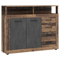 Kommode LUNA MIDI Eiche Old Wood Nachbildung Eiche Matera Nachbildung B/H/T: ca. 119,5x96,8x32 cm LUNA MIDI - Eiche (119,50/96,80/32,00cm) - WIPMEB