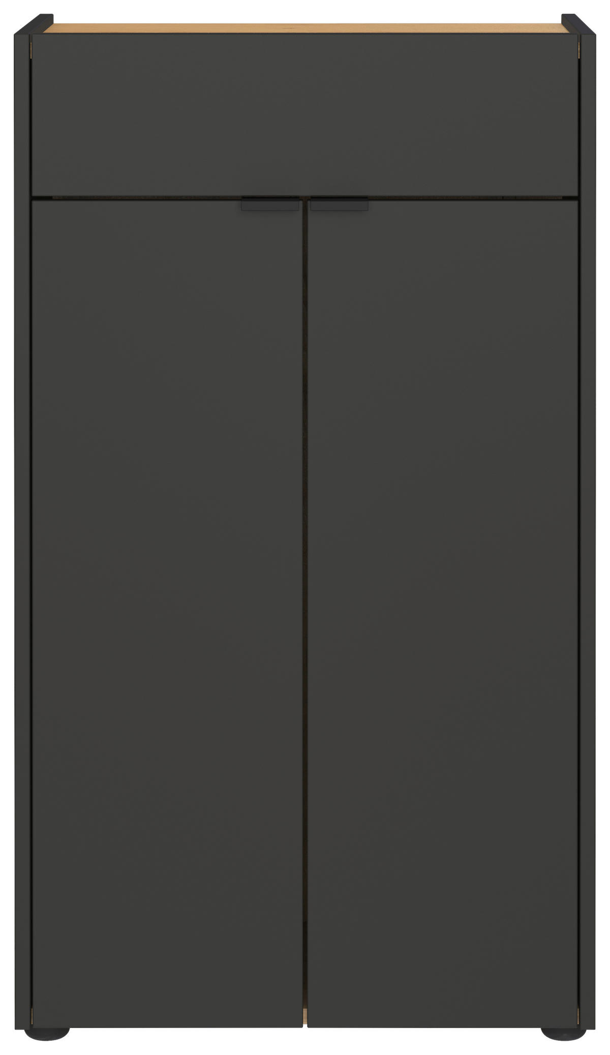 Kommode 4499-549 Graphit Optik Eiche Navarra Nachbildung B/H/T: ca. 60x98x34 cm 4499-549 - Eiche/Graphit (60,00/98,00/34,00cm) - Germania