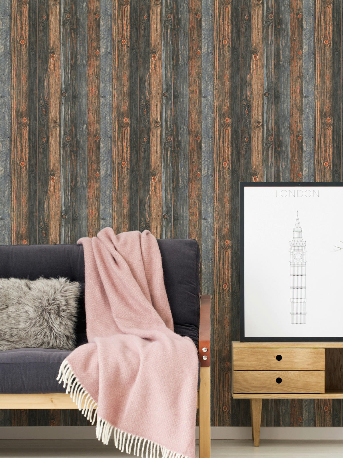 A.S.Creation Vliestapete grau beige B/H/D: ca. 53x1005x9 cm Vliestapete - beige/grau (9,00/1005,00cm) - A.S.Creation