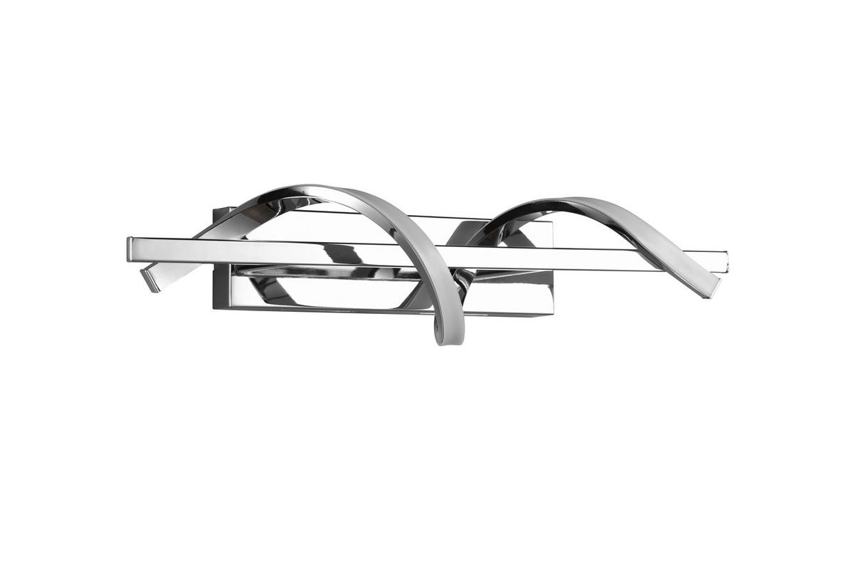 Reality LED-Wandleuchte R22201106 Isabel Chrom Metall B/H: ca. 46x12 cm 1 Brennstellen Isabel - Chrom (46,00/12,00cm) - Reality