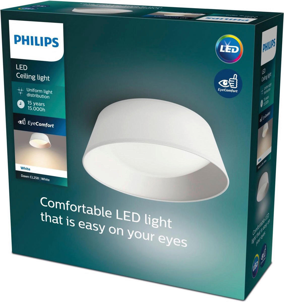Thumbnail - Philips Deckenleuchte weiß Stahl Kunststoff B/H/L/D: ca. 34x12x34x34 cm null 1 Brennstellen